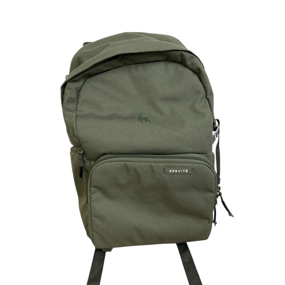 Brevite Jumper Camera Photo Backpack Pine Green Shoulder Strap Zip 22L Large EUC - Picture 1 of 12